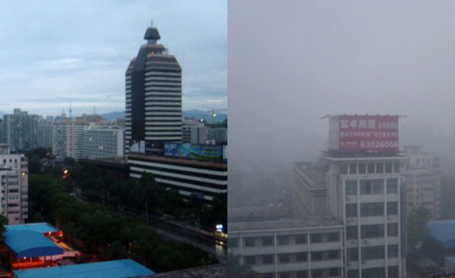 Dorsten vs Fresno Pollution Comparison Chart